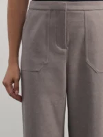 Брюки утеплённые с накладными карманами