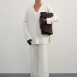 Брюки утеплённые с отстрочками