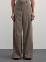 Брюки wide leg с добавлением шерсти