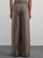 Брюки wide leg с добавлением шерсти