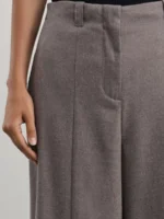 Брюки wide leg с разрезами