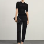 Брюки зауженного кроя