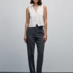 Брюки зауженные к низу с содержанием вискозы