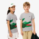 Детская футболка Lacoste из хлопка