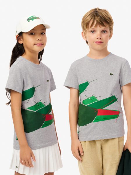 Детская футболка Lacoste из хлопка