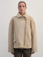 Дубленка из искусственного меха