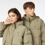 Дутая короткая куртка Lacoste Unisex