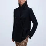 Двубортный жакет с вискозой в составе