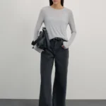 Двухслойный лонгслив с майкой внутри