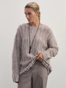 Джемпер ажурный