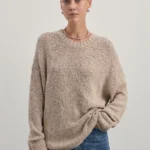 Джемпер ажурный из 100% хлопка