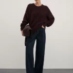 Джемпер из фактурной пряжи с шерстью