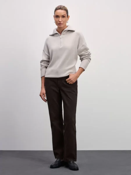 Джемпер на молнии из хлопка