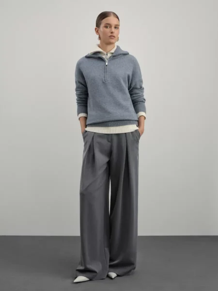 Джемпер на молнии из вискозы