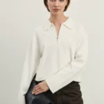 Джемпер поло из вискозы