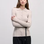 Джемпер-поло из вискозы