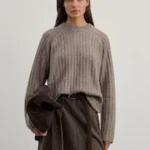 Джемпер с фактурной вязкой