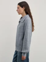 Джемпер с объемным воротом