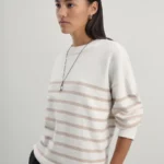 Джемпер в полоску из вискозы