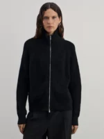 Джемпер в риб на молнии