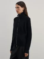 Джемпер в риб на молнии