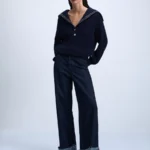 Джемпер вязаный со стразами