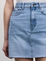Джинсовая юбка мини
