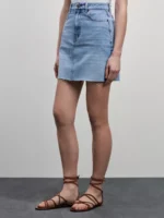 Джинсовая юбка мини