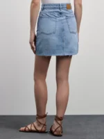 Джинсовая юбка мини