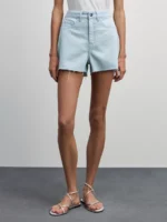 Джинсовые шорты mom fit