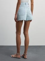 Джинсовые шорты mom fit