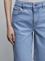 Джинсовые шорты прямые