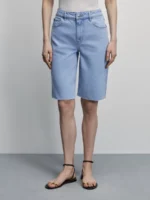 Джинсовые шорты прямые