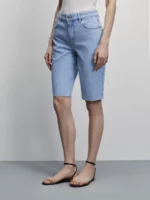 Джинсовые шорты прямые