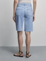 Джинсовые шорты прямые