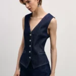 Джинсовый жилет