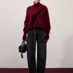 Джинсы barrel со средней посадкой