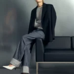 Джинсы loose с высокой посадкой