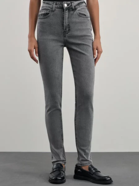 Джинсы skinny с высокой посадкой