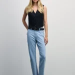 Джинсы slim со средней посадкой