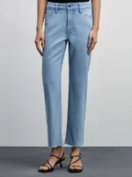 Джинсы slim со средней посадкой