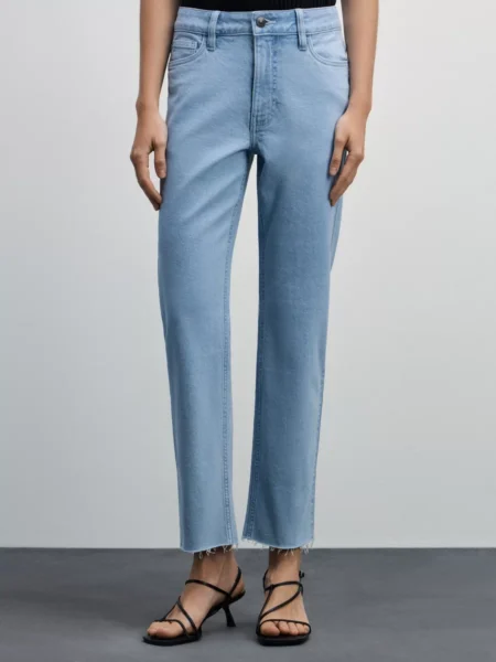 Джинсы slim со средней посадкой