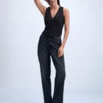 Джинсы straight с декором