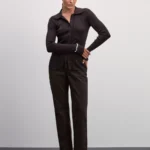 Джинсы straight со средней посадкой