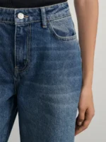 Джинсы wide leg со средней посадкой