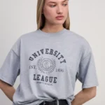 Футболка оверсайз с принтом