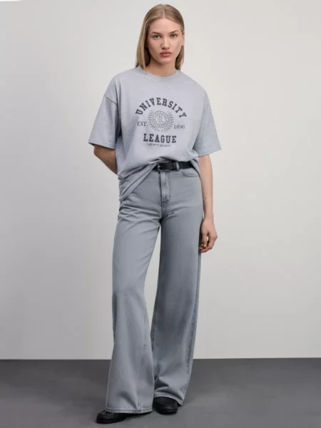 Футболка оверсайз с принтом