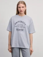 Футболка оверсайз с принтом