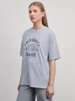 Футболка оверсайз с принтом