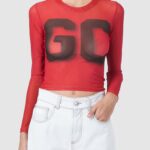 Футболка с длинным рукавом GCDS